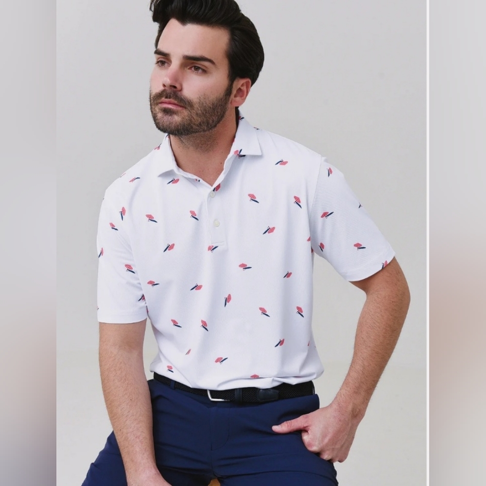 JOHNNIE-O, Sunshade Prep-Formance Polo, Size - XXL